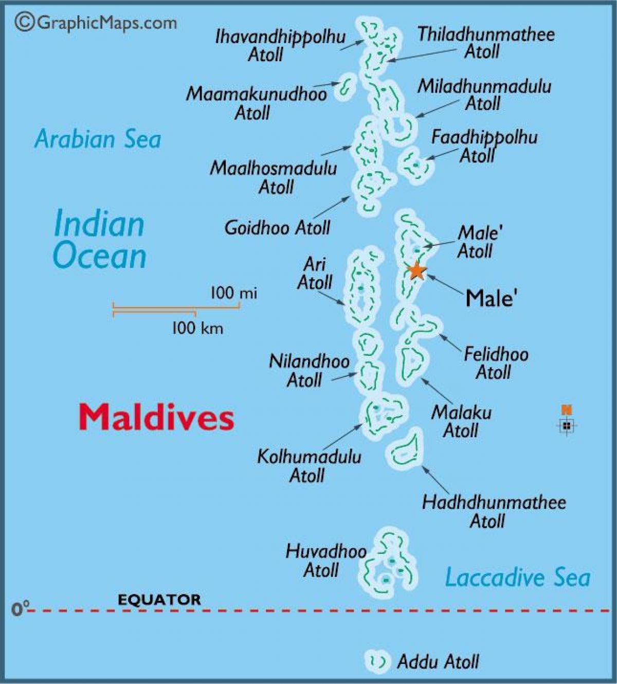 baa atolu maldivima mapu