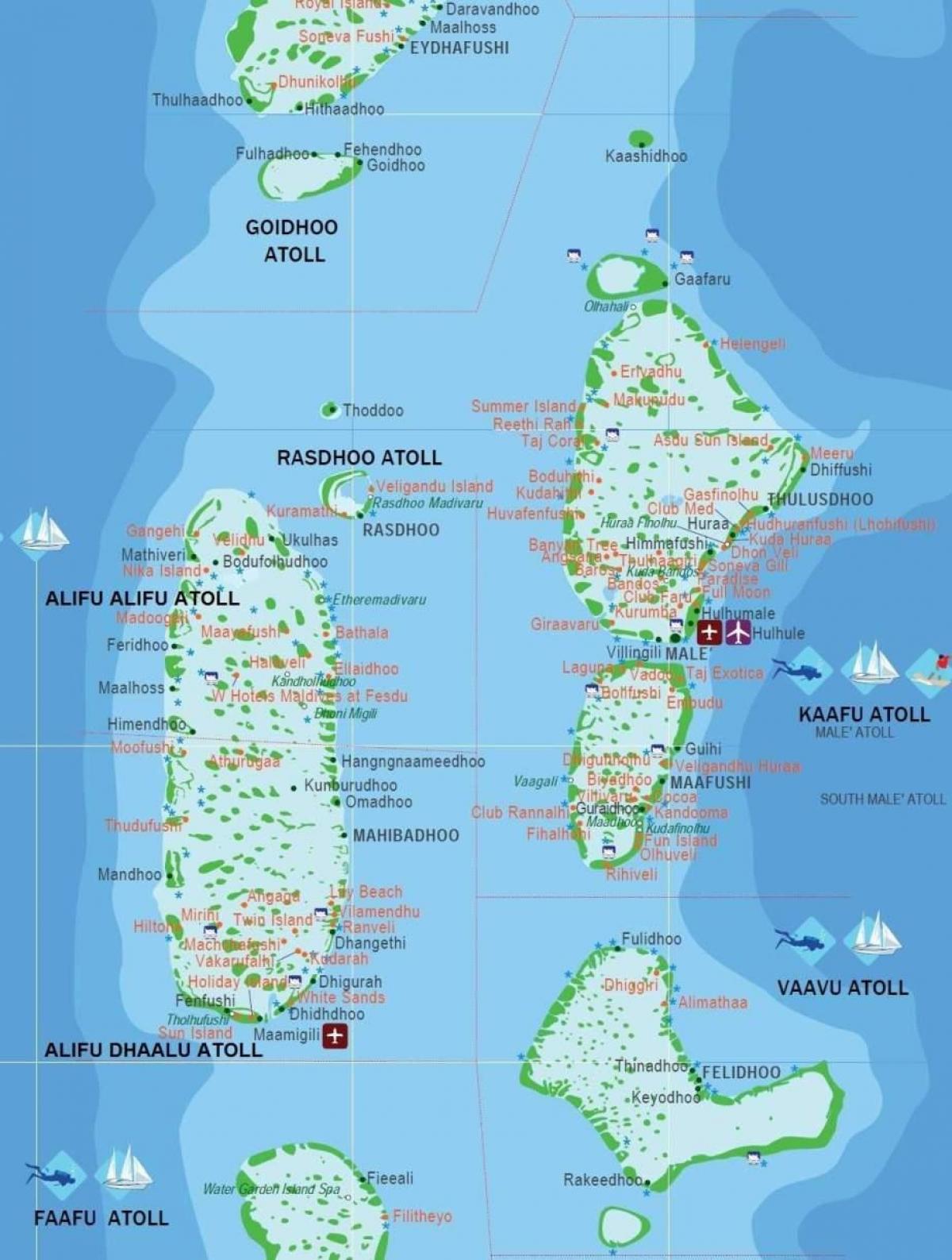 maldivima mapa kapitala