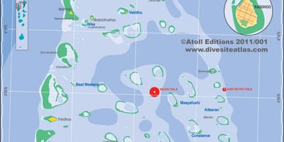Mapa ari atolu maldivima
