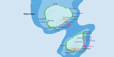Mapa kandooma maldivima