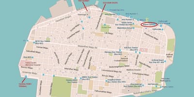Mapa muškarac grad maldivima